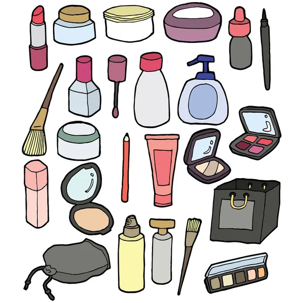 Vektor Set von kosmetischen — Stockvektor