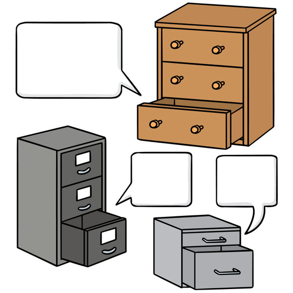 векторный набор ящика