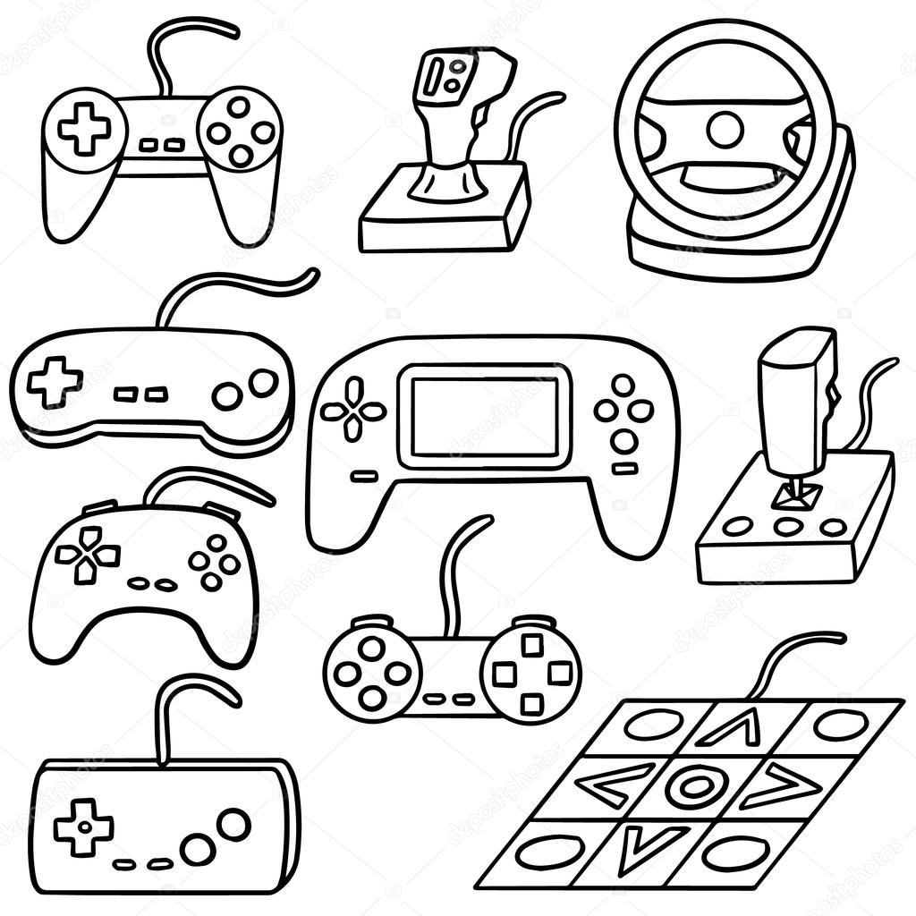 Set Game Controller 104410082 - WDRFree Vector illustration of Set Game Controller 104410082