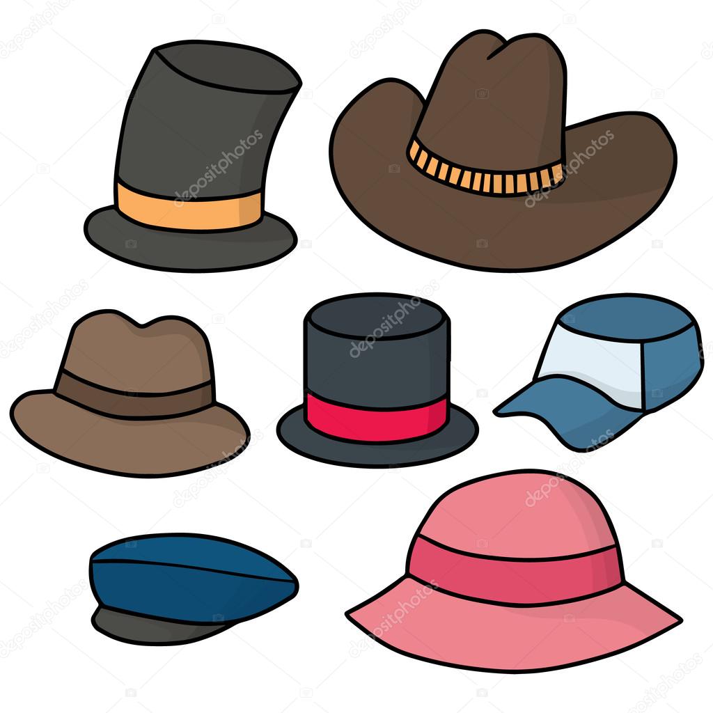 vector set of hat