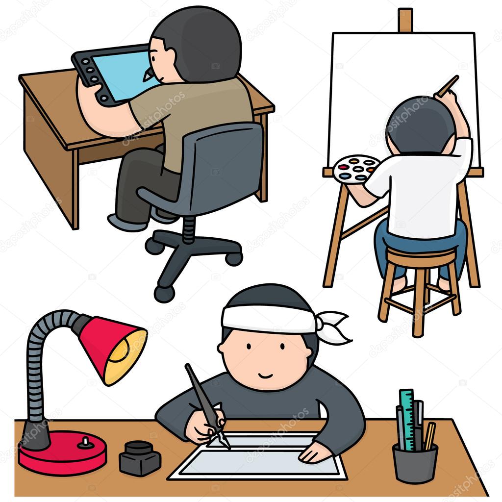イラストレーター 漫画家 アーティストのベクトルを設定 ストックベクター C Ourlifelooklikeballoon Hotmail Com イラストレーター 漫画家 アーティストのベクトルを設定 ストックベクター C Ourlifelooklikeballoon Hotmail Com
