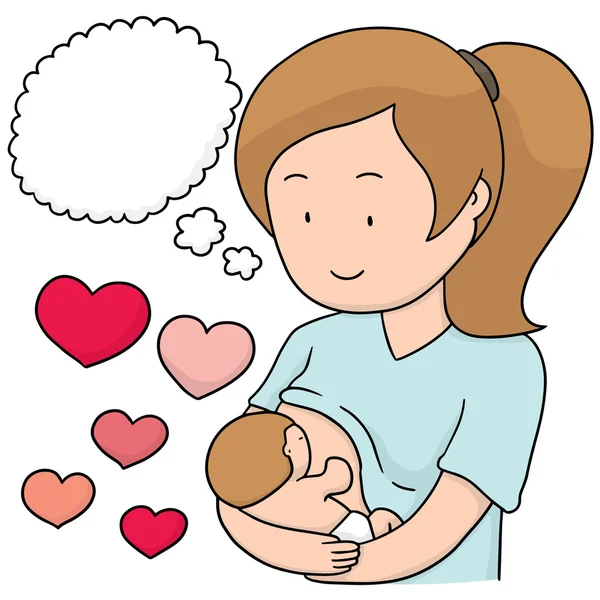 Lactancia materna caricatura Imágenes Vectoriales, Gráfico Vectorial de  Lactancia materna caricatura | Depositphotos