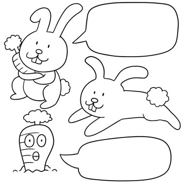 tavşan vektör kümesi