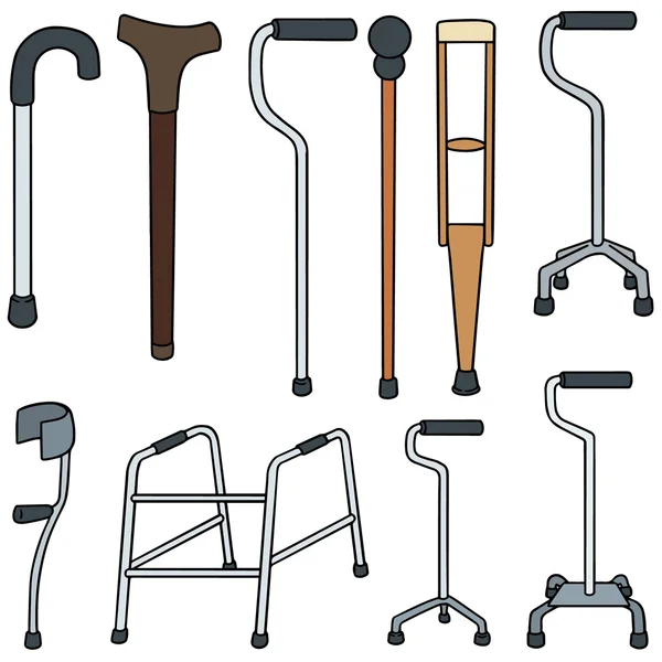 Yürüyen sopa vektör kümesi