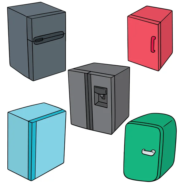 Vector conjunto de refrigerador — Archivo Imágenes Vectoriales