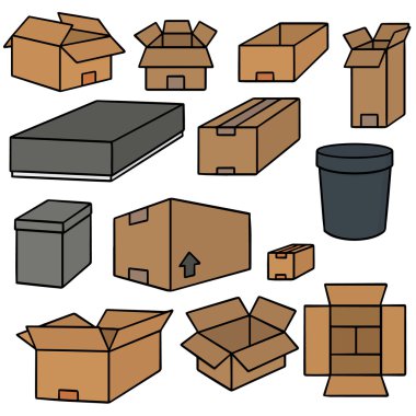 kutu vektör kümesi