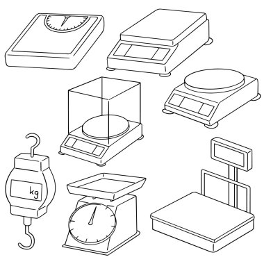 makine tartma vektör set