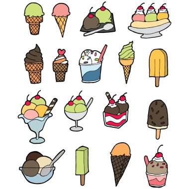 vektör dondurma kümesi