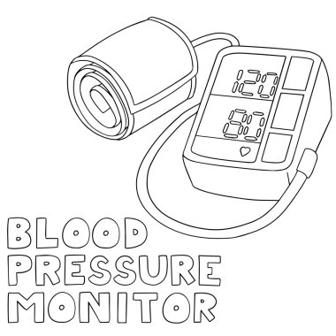 Kan basıncı İzleyicisi vektör kümesi