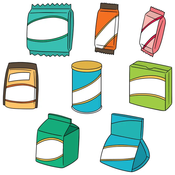 Vector conjunto de bocadillos — Vector de stock