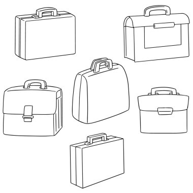 vektör çanta kümesi