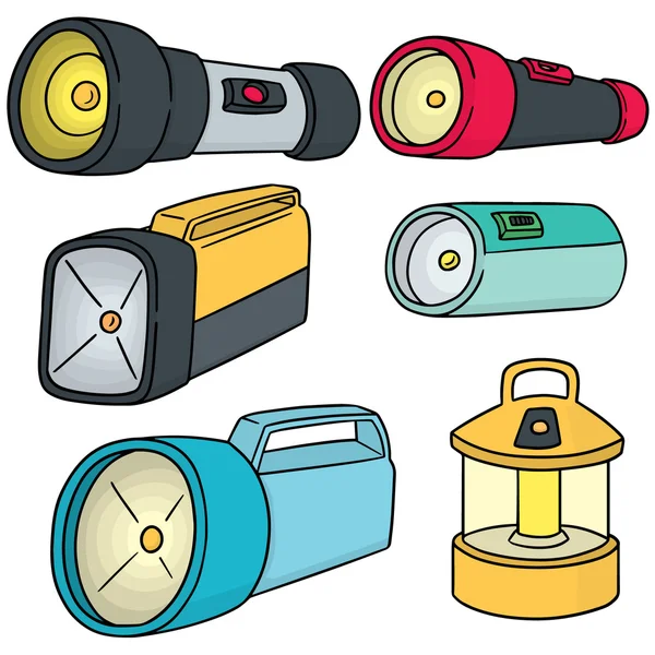 Set vectorial de torță — Vector de stoc