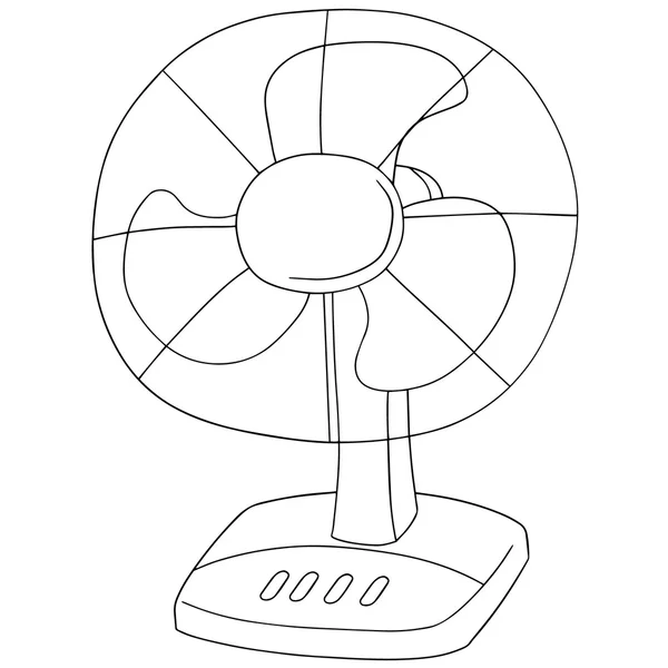 Ensemble vectoriel de ventilateur — Image vectorielle