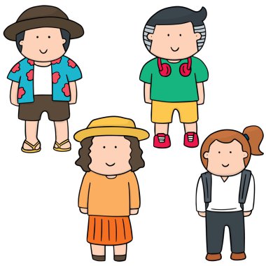 turist vektör kümesi