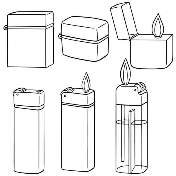Lighter line drawing Vector Art Stock Images Depositphotos