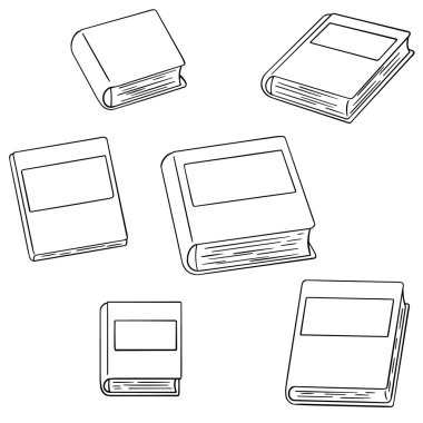 kitap vektör kümesi