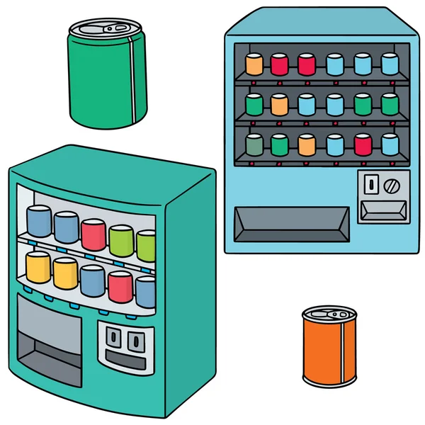 Векторный набор торговых автоматов — стоковый вектор
