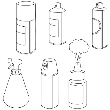 sprey vektör kümesi