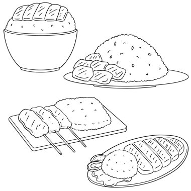 domuz eti pilav vektör kümesi