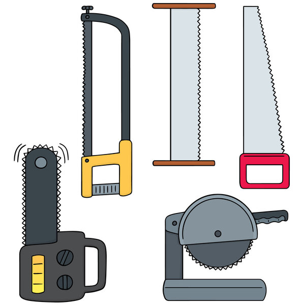 векторный набор пилы
