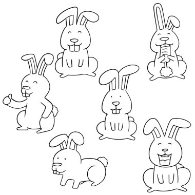 tavşan vektör kümesi