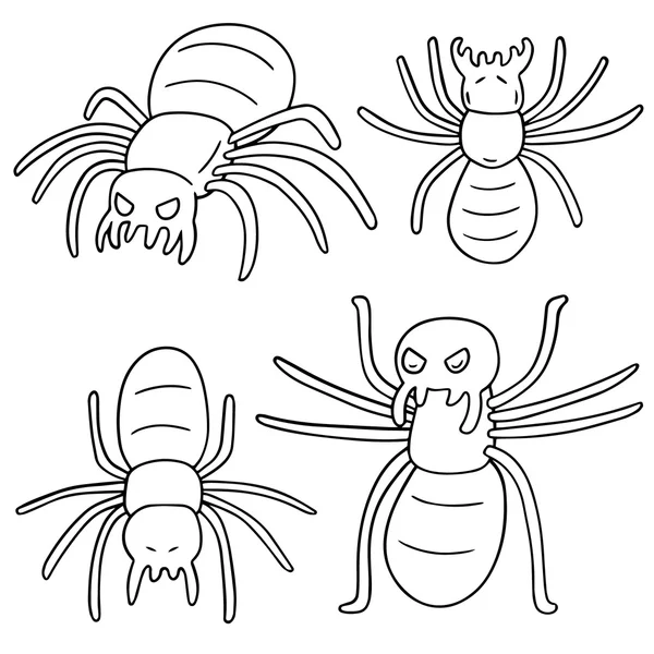 Vector conjunto de araña — Archivo Imágenes Vectoriales