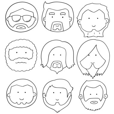 Sakallı vektör kümesi