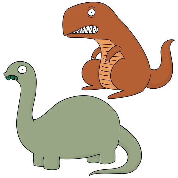 恐竜のベクトルセット — ストックベクタ