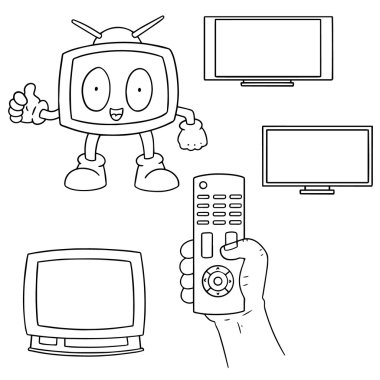 televizyon vektör kümesi