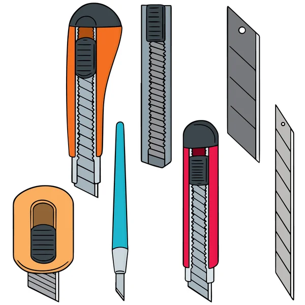 Vector set of cutter — Stock Vector