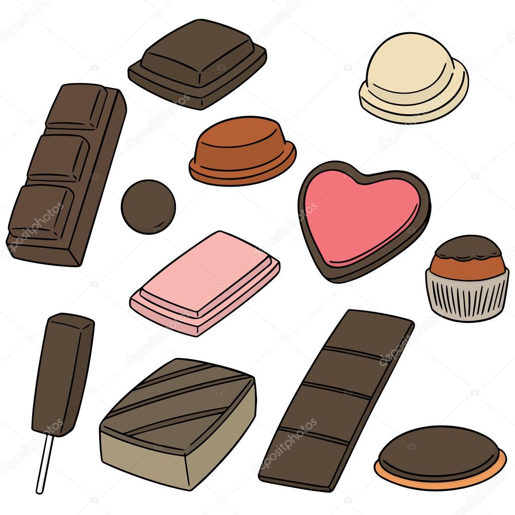 Vector illustration of Set Chocolate 123231036