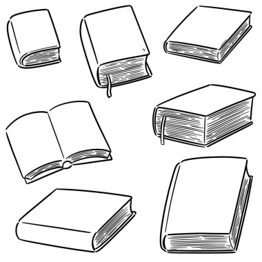 kitap vektör kümesi