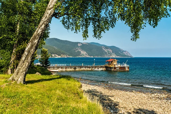 Dermaga di Danau Baikal — Stok Foto