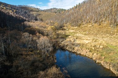 bir Deniz Baykal akan nehirler