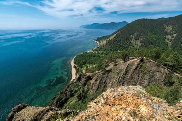 Uitzicht vanaf de cliff-top Skriper — Stockfoto