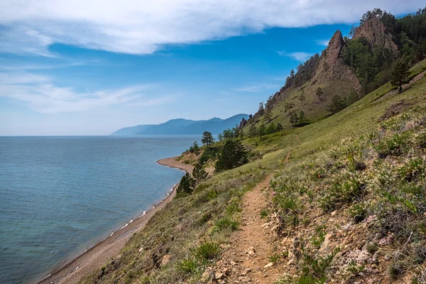 Great Baikal Trail ntar cliff Skriper — Stok Foto