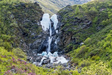 tunka aralıktaki buz Şelalesi