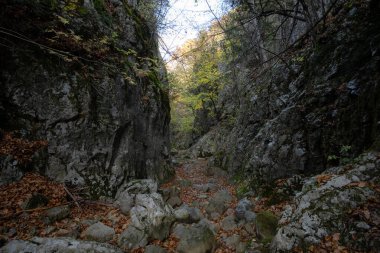 Kırım 'ın Büyük Kanyonu, iç görünüm