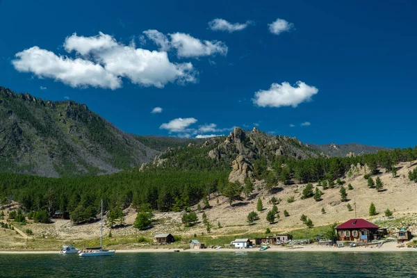 Old Weather Station Peschanaya Bay Lake Baikal — Stok Foto