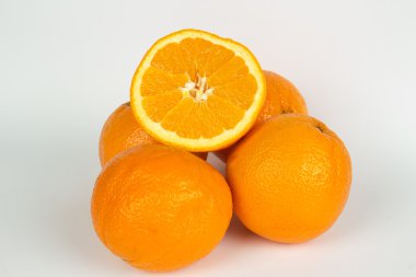 Olgun sulu lezzetli turuncu meyve A vitamini zengin