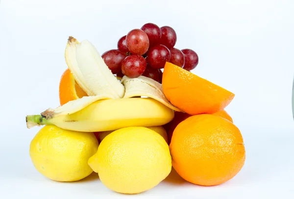 Fruta mista madura suculenta deliciosa — Fotografia de Stock