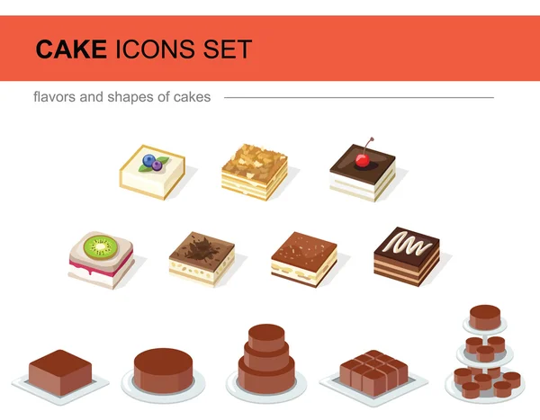 Kek türleri için simge kümesi