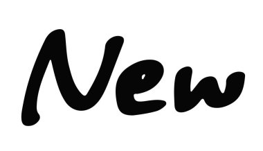 Bu el çizimi mektubun bir çizimi Yeni.