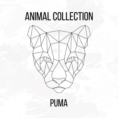 Geometrik puma kafa