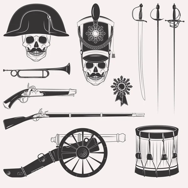 Ensemble guerre 1812 — Image vectorielle