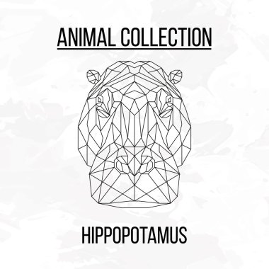 Geometrik su aygırı kafa