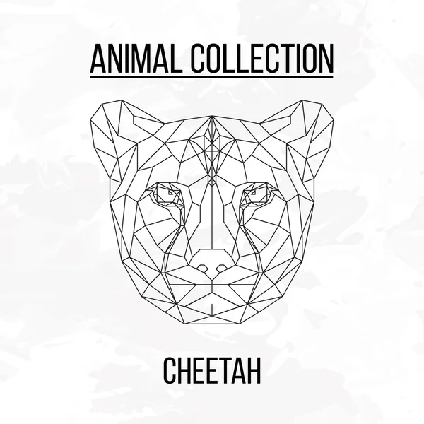 Geometrik cheetah kafa