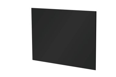 Pürüzsüz antrakit parlatıcı panel parlak bir yüzeye sahip, çağdaş iç tasarım için mükemmel, zarif ve sofistike