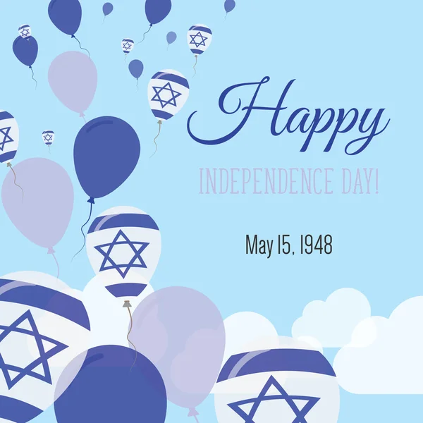 Bağımsızlık günü düz tebrik kartı.