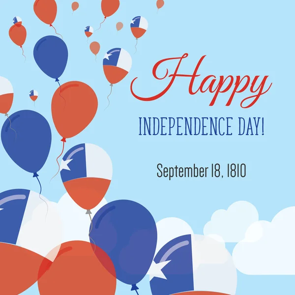 Bağımsızlık günü düz tebrik kartı.